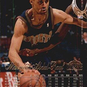 1994-95 Flair #38 Mahmoud Abdul-Rauf NBA Basketball Trading Card