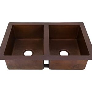 Copper Kitchen Sink 50/50