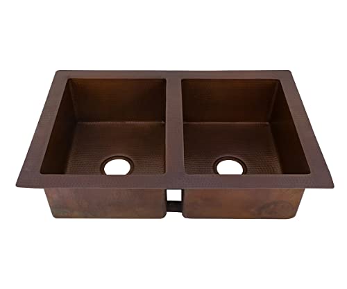 Copper Kitchen Sink 50/50