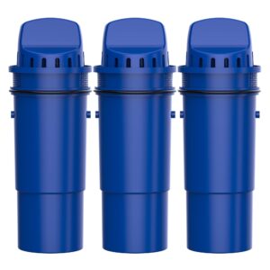 waterdrop replacement for pur®, pur® plus water filter, crf950z nsf certified pitcher water filter, compatible with all pur® pitchers and dispensers ppf951k™, ppf900z™ water filter, pack of 2