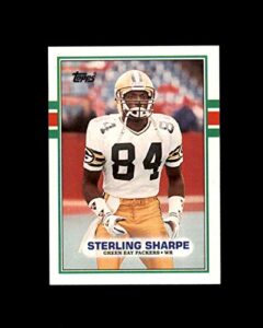 1989 topps #379 sterling sharpe rc - ships in mint brand new holder