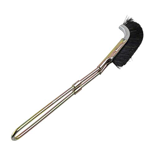 Wazakura Bonsai Curved Head Brush Made in Japan 9-1/4inch(235mm) - Black