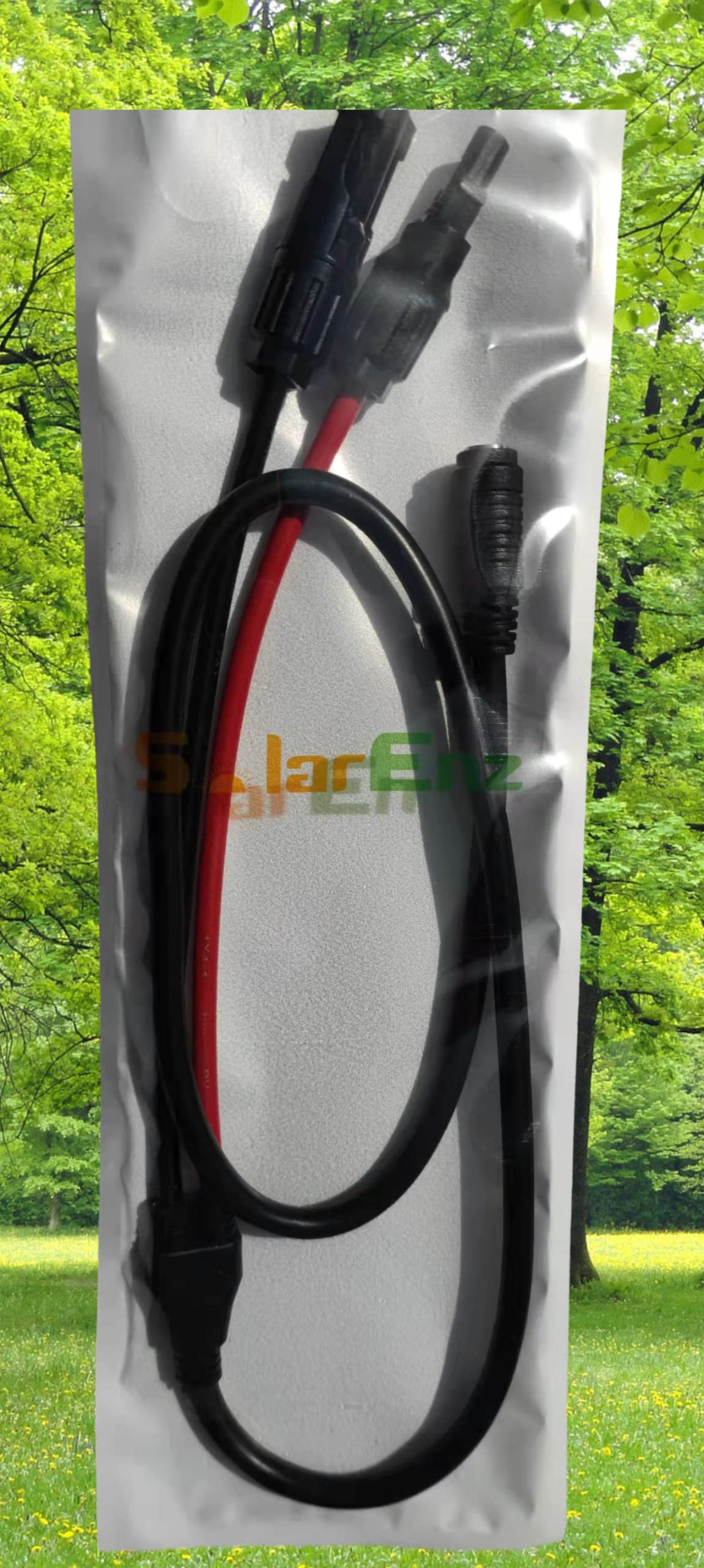 SolarEnz DC 8mm Female Adapter Adapter Cable Solar Connector Converter Perfect Compatible for 100W Portable Solar Panel