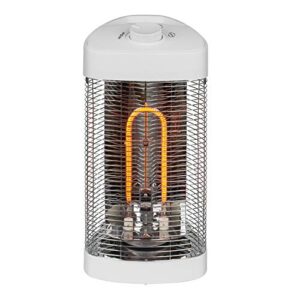 Westinghouse Infrared Electric Outdoor Heater, Oscillating, Radiant Heating with Auto Shut-Off with tip over Protection, Heats all year round, Portable, Waterproof and Dust Resistant, White