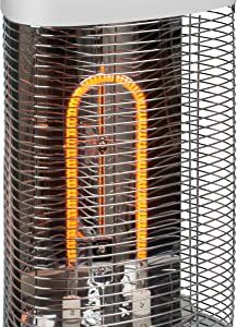 Westinghouse Infrared Electric Outdoor Heater, Oscillating, Radiant Heating with Auto Shut-Off with tip over Protection, Heats all year round, Portable, Waterproof and Dust Resistant, White