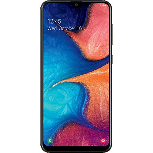 total wireless Samsung Galaxy A20 4G LTE Prepaid Smartphone (Locked) - Black - 32GB - Sim Card Included - CDMA