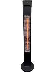 westinghouse wes31-15110blk infrared electric outdoor heater freestanding, black