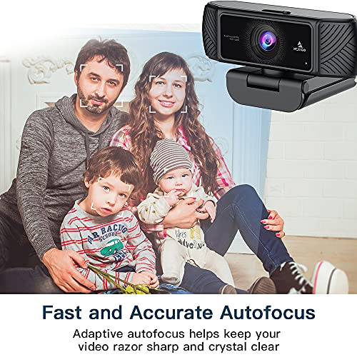 NexiGo 1080P 60FPS Webcam with Software Control and Microphone, AutoFocus, w/Privacy Cover and Tripod, N680P Pro Computer Web Camera for Skype Zoom Teams, Mac PC Laptop Desktop