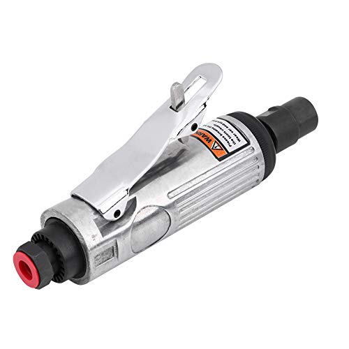 1/4Inch Air Die Grinder Kit, Straight Grinder, Pneumatic Air Die Grinder Heavy Duty Industrial Polisher Grinding Cleaning Tool