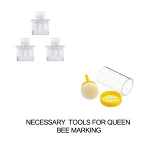 Beekeeping Tools Kit Set of 10 Bee Hive Smoker, 54 Pcs Smoker Pellets, J Hook, Frame Grip Beekeeping Accessory for Beekeeping Supplies Starter Kit