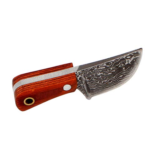 JIUMX Mini EDC Knife Handmade Men Novelty Pocket Outdoor Knives, Perfect for Christmas Collections Portable, Tiny Keychain