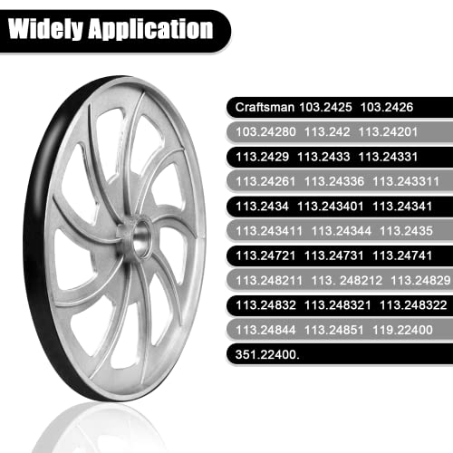 Urethane Bandsaw Tires 12 inch Diameter, 2 Pack 12" x 7/8" x .095" Band Saw tires for Craftsman etc