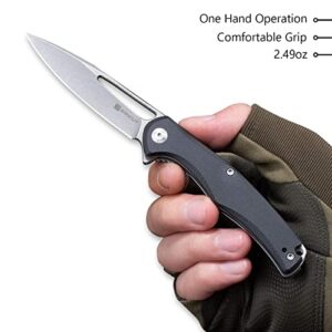 SENCUT CITIUS Pocket Knife, Folding Knife for EDC (Black)