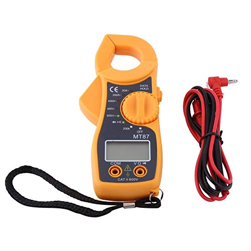 Digital Multimeter, Digital Clamp Meter Multimeter AC DC Voltmeter Range Volt Ohm Amp Tester