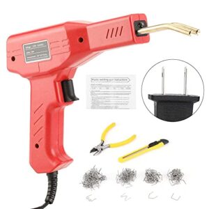 Welder Gun, Professional Welding Gun Automotive Bumper Fairing Welding Tool Easy Operation (Red)