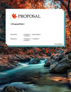 proposal pack nature #8 - business proposals, plans, templates, samples and software v20.0