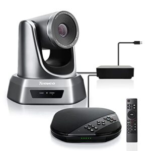 tenveo group all-in-one video audio conference room camera system 3x optical zoom usb ptz conferencing camera speakerphone supports skype zoom teams obs windows mac for business meeting