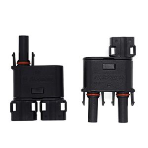 slocable t y branch connector ip68 waterproof 1000v 1500v solid copper terminal in pv solar series or parallel circuits 1 pairs (2to1 branch)