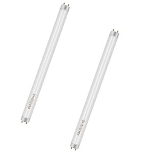 bug zapper replacement bulbs 20w, 2 pack 13'' 10w light bulbs for 20w electric bug zapper mosquito light, uv t8 fluorescent tubes for 20w indoor outdoor electronic insect pest lamp killer