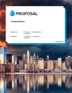 proposal pack skyline #5 - business proposals, plans, templates, samples and software v20.0
