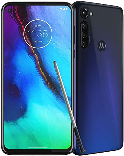 Moto G Stylus | Unlocked | Made for US by Motorola | 4/128GB | 48MP Camera | 2020 | Indigo (Renewed)