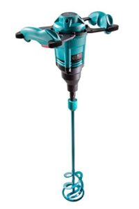 collomix paddle mixer - 110 v, 1.4 hp portable concrete mixing drill with variable speed controls & hexafix paddle connection - xo1r