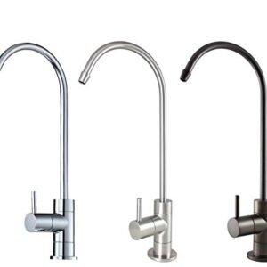 Formosa Design Hardware Lead-Free Drinking Water Faucet Non-Air-Gap Reverse Osmosis Units or Water Filtration System (Polished Chrome)