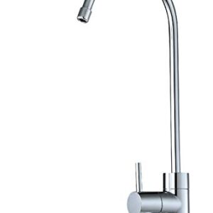 Formosa Design Hardware Lead-Free Drinking Water Faucet Non-Air-Gap Reverse Osmosis Units or Water Filtration System (Polished Chrome)