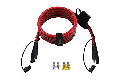 CUZEC 8FT/2.44m 14AWG SAE to SAE Extension Cable Quick Disconnect Wire Harness SAE Connector/SAE TO SAE Heavy Duty Extension Cable