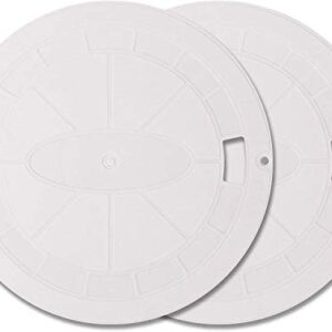 AR-PRO (2 Pack) Exact Replacement Hayward SPX1070C Skimmer Cover - Heavy-Duty Pool Skimmer Lid Direct Replacement for Hayward SP1070, SP1071, and SP10712S Automatic Skimmer Models