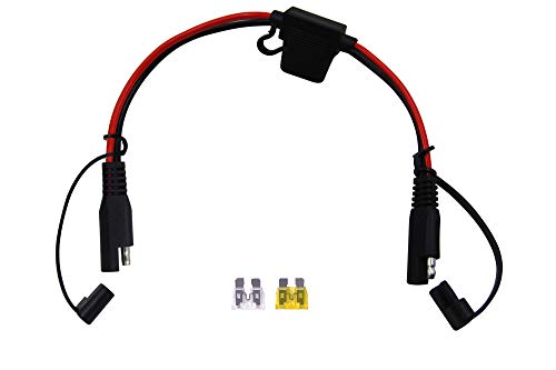 CUZEC 1FT/0.31m 14AWG SAE to SAE Extension Cable Quick Disconnect Wire Harness SAE Connector/SAE TO SAE Heavy Duty Extension Cable