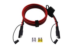 cuzec 4ft/1.2m 14awg sae to sae extension cable quick disconnect wire harness sae connector/sae to sae heavy duty extension cable