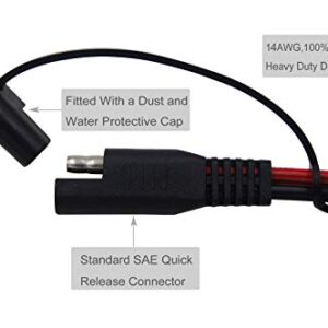 CUZEC 14AWG 2-Way Splitter, SAE Connector,1 to 2 SAE Connector Power Charger Adapter