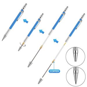 Outus Carpenter Pencils with Marker Refills and Carbide Scriber Tool for Glass, Ceramics, Hardened Steel (15 Pieces)