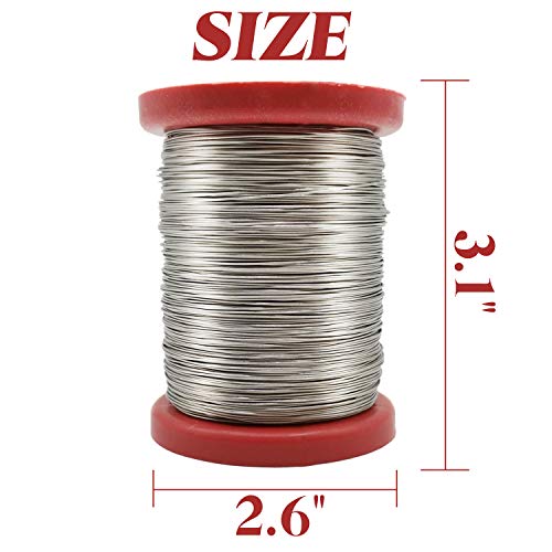 TIHOOD 0.55mm 500G Stainless Steel Bee Hive Frame Wire - Beekeeping Equipment Bee Hive Tool Beekeeper Tool