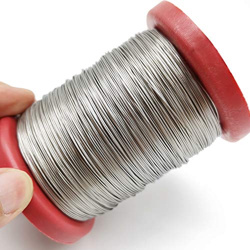 TIHOOD 0.55mm 500G Stainless Steel Bee Hive Frame Wire - Beekeeping Equipment Bee Hive Tool Beekeeper Tool