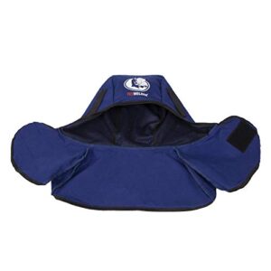 YESWELDER Blue Welding Hood with Neck Shoulder Drape - Welding Caps