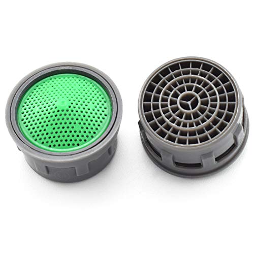 OZXNO 2 PCS Insert Faucet Aerator 1.5 GPM Flow Retrictor Replacement Parts for Bathroom Kitchen …