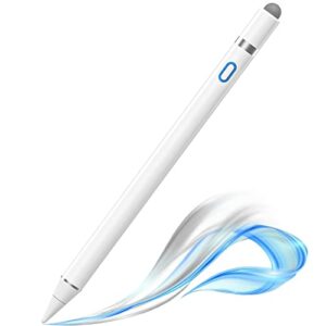 RICQD Stylus Pencil Compatible Apple iPad(2018-2022) with Palm Rejection iPad 10/9/8/7/6th, Pro 12.9 6/5/4/3rd Gen, Air 5/4/3rd, Mini 6/5th, Pro 11 High Precision Drawing Pen