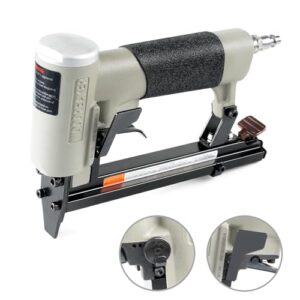 woodpecker n7116s pneumatic continuous firing upholstery stapler, 22 gauge 71 series 3/8-inch crown staple gun fits 3/16-inch to 5/8-inch length staples