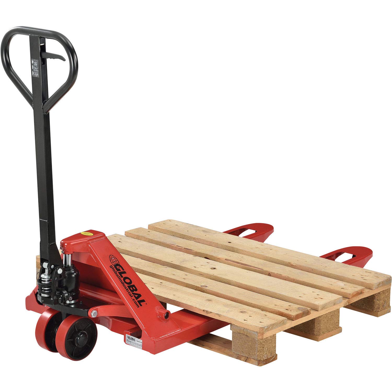 Global Industrial Standard Duty Pallet Jack Truck 5500 Lb. Capacity, 27 x 48 Forks