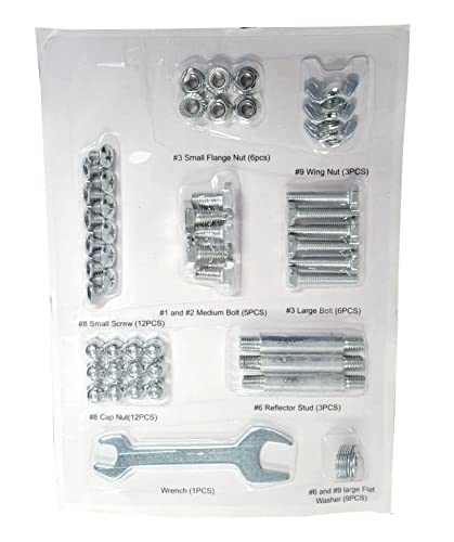 Fire Sense 63086 Tall Patio Heater Hardware Packet Complete Hardware Kit Used to Assemble Tall Patio Heaters