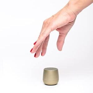 Lexon MINO+ Portable Bluetooth Mini Speaker with HD Sound, Rechargeable and Pairable - Soft Gold