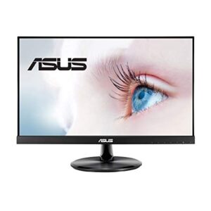 asus vp229he 21.5” monitor, 1080p full hd, 75hz, ips, freesync/adaptive-sync, eye care, hdmi vga, frameless, vesa wall mountable, black