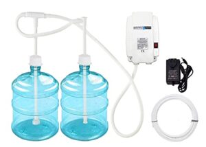 water dispenser 5 gallon bottle water pump system 60psi for fridge ice maker faucet (12v upgraded -dual inlet)