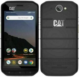 cat phones s48c unlocked rugged waterproof smartphone 64gb - black (renewed)