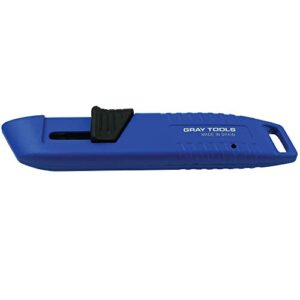 7" auto-retractable utility knife for improved work safety, lightweight, heavy-duty body design