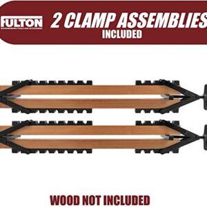 Peachtree Woodworking Supply 2 Pack of 4 Way Pressure Clamps For Clamping Panels - Using Pressure From All Four Directions. Ideal For Woodworkers and Cabinet and Furniture Makers