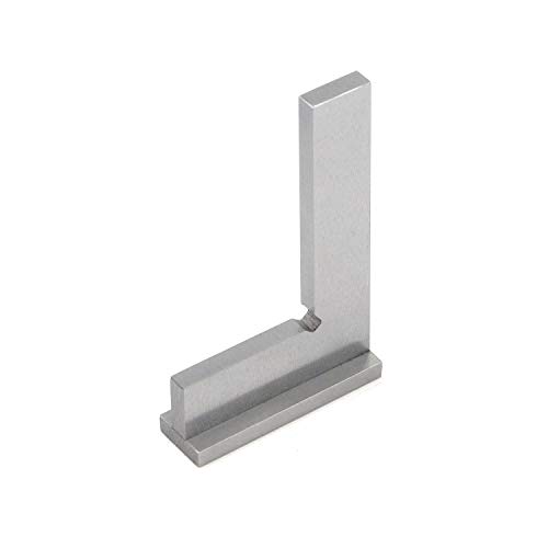 T Tulead Woodworking Square Machinist Square Precosion Machinist Square Engineer Square Steel Carpenter Square 75x50mm/2.95"x2",Including Seat