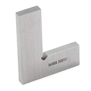 t tulead machinist square precision square carbon steel solid machinist square woodworking square 50x40mm/2"x1.57"